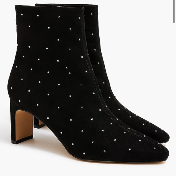 J crew Rhinestone booties - Picture 1 of 9